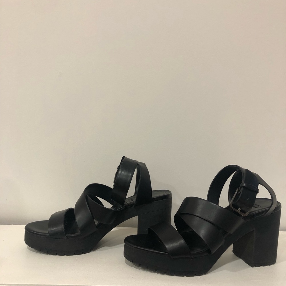 Chunky platform sandals, 38 or US 7.5